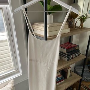 Everlane simple white summer dress